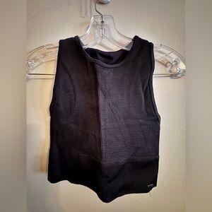 Gilly Hicks Black Ribbed Tank Top